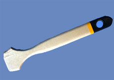 Flat sash handle for paint brush